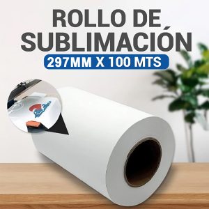 Rollo de Papel para sublimación 100mts, ancho A-3.